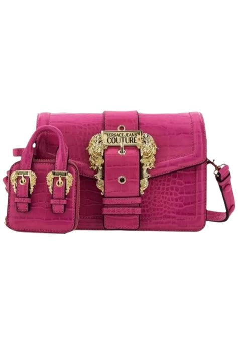 versace jeans tas roze|versace denim.